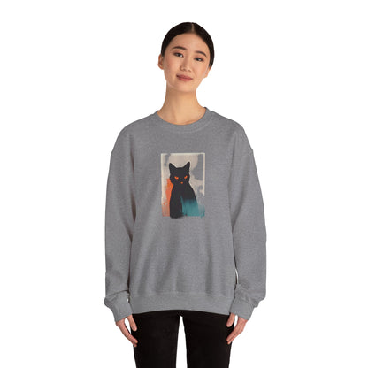 Grace in Purr Unisex Heavy Blend™ Crewneck Graphic Sweatshirt