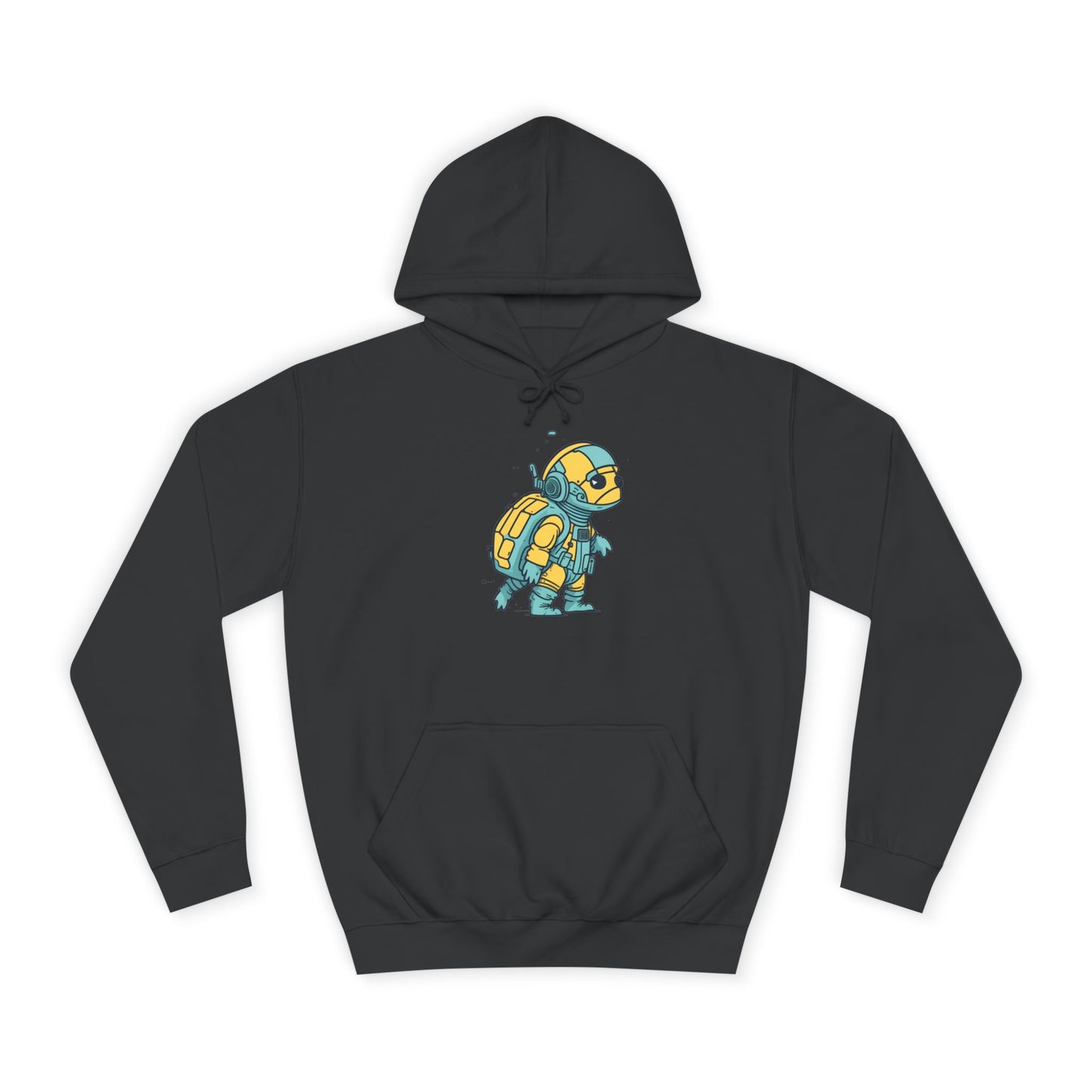 Cosmic Voyager Turtle Unisex College Hoodie