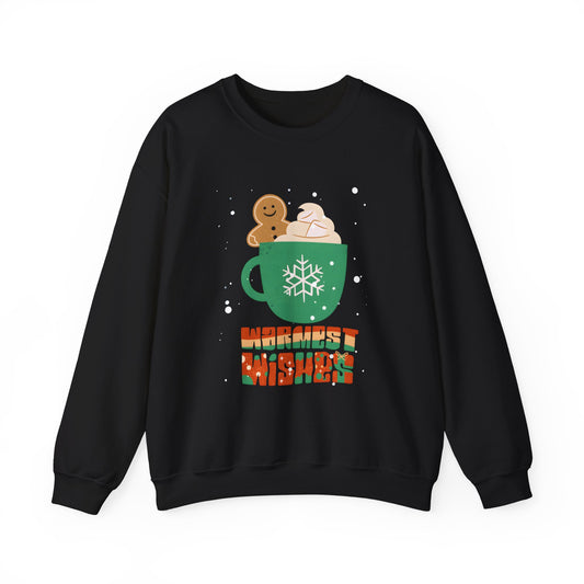 Gingerbread & Cocoa Comfort Sweatshirt Unisex Crewneck Christmas Sweatshirt