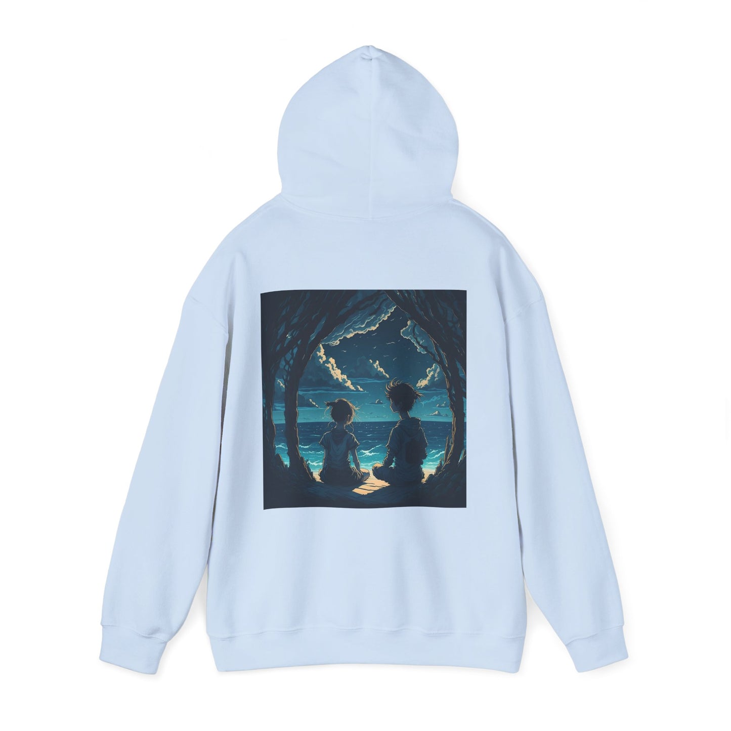 Tranquil graphic Unisex Heavy Blend Hooded Sweatshirt