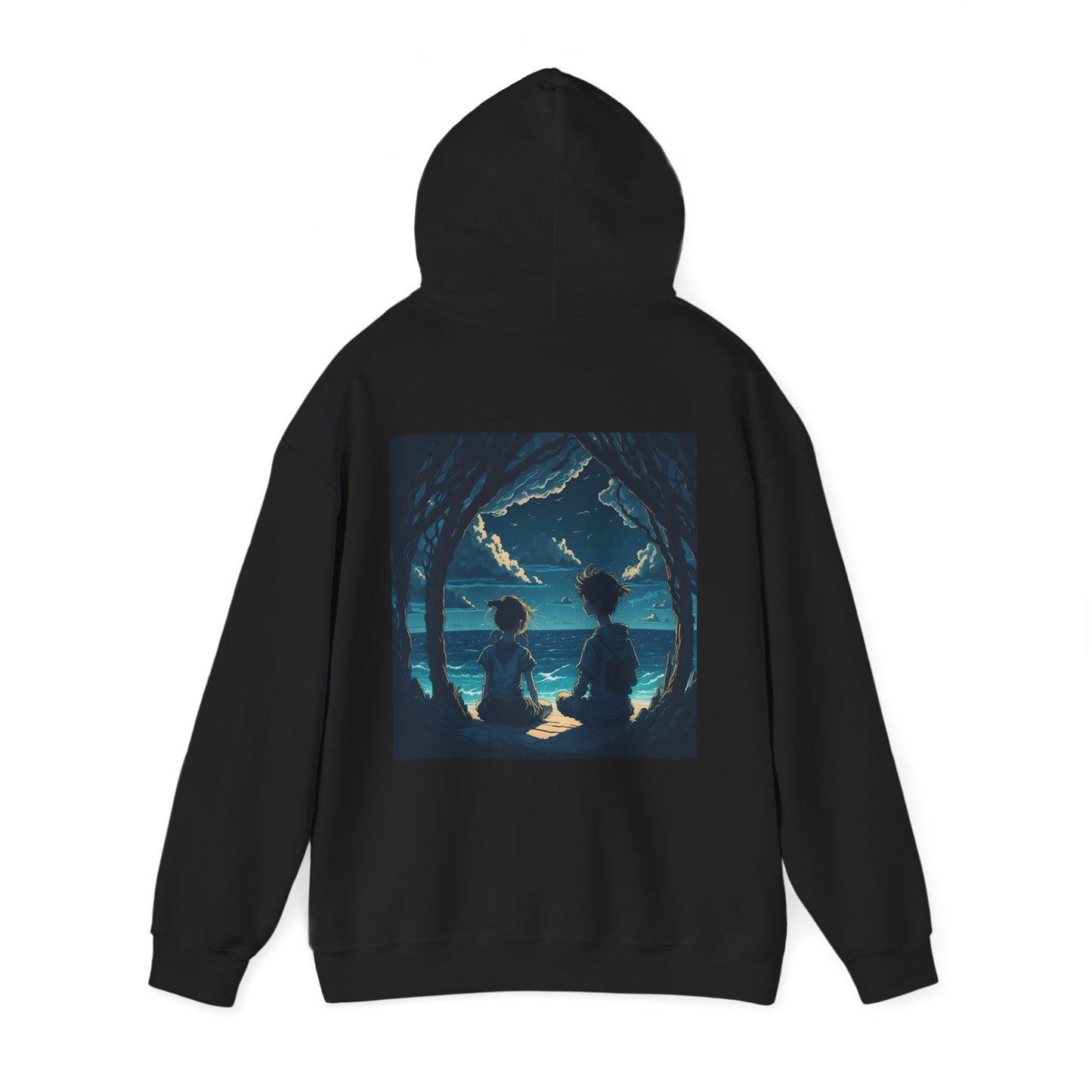Tranquil graphic Unisex Heavy Blend Hooded Sweatshirt