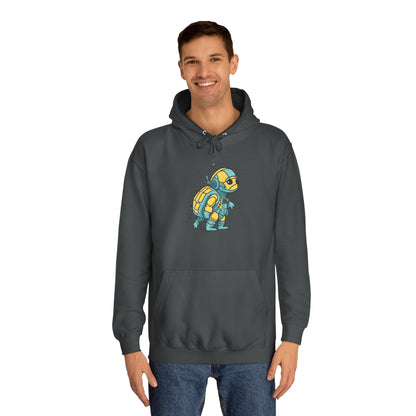 Cosmic Voyager Turtle Unisex College Hoodie