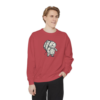 Celestial Explorer Turtle Unisex Garment-Dyed Sweatshirt