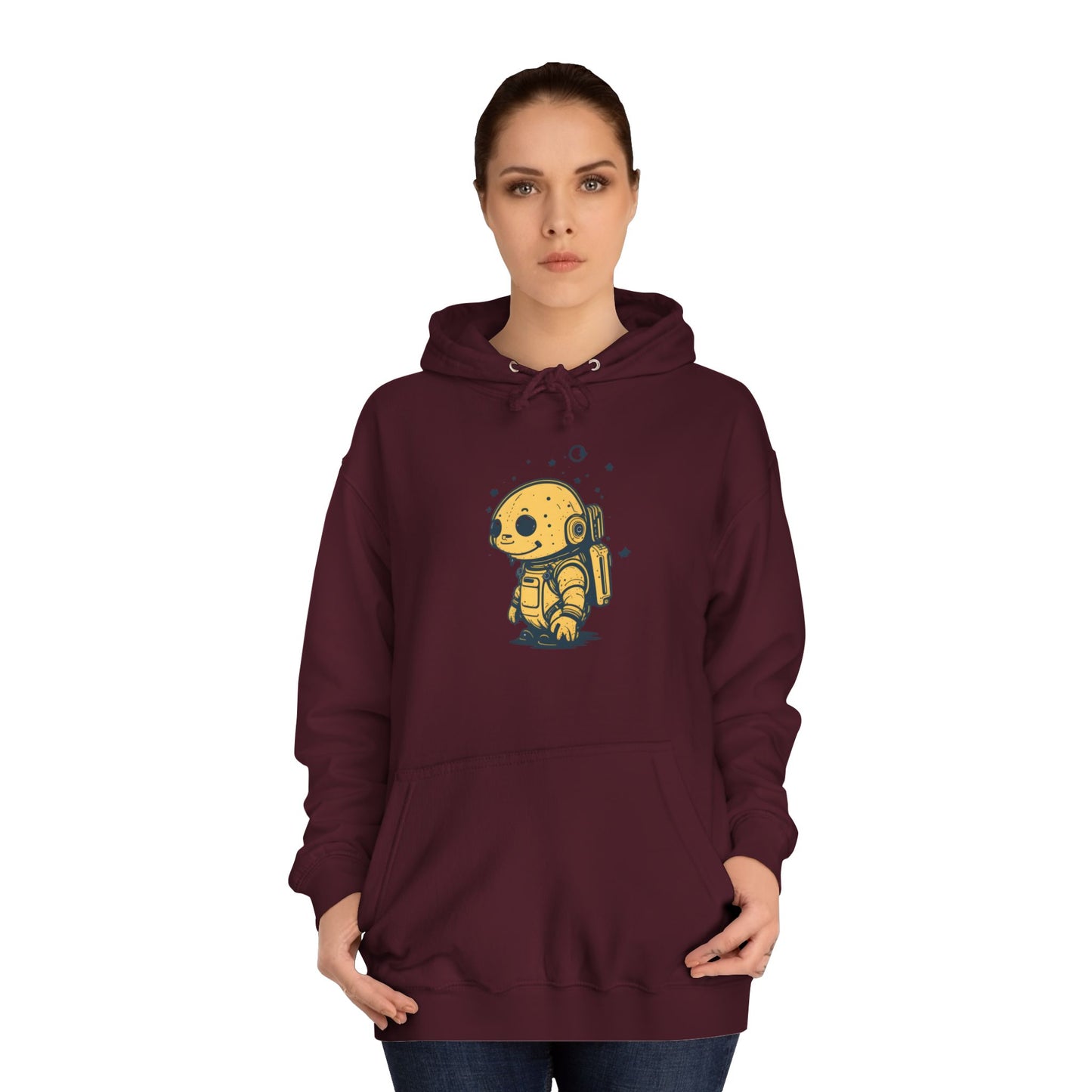 Astro-Turtle Adventure Unisex College Hoodie
