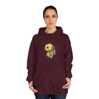 Astro-Turtle Adventure Unisex College Hoodie