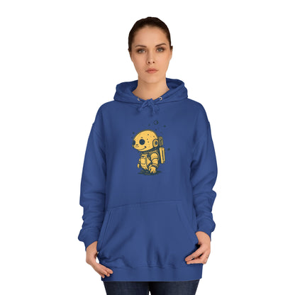 Astro-Turtle Adventure Unisex College Hoodie
