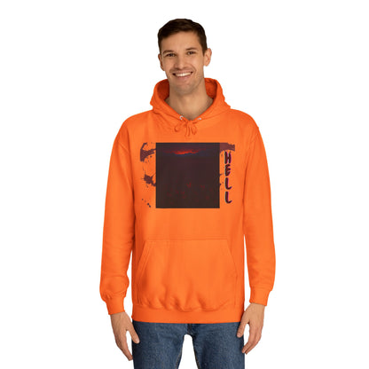 Hell or Paradise Graphic Unisex College Hoodie