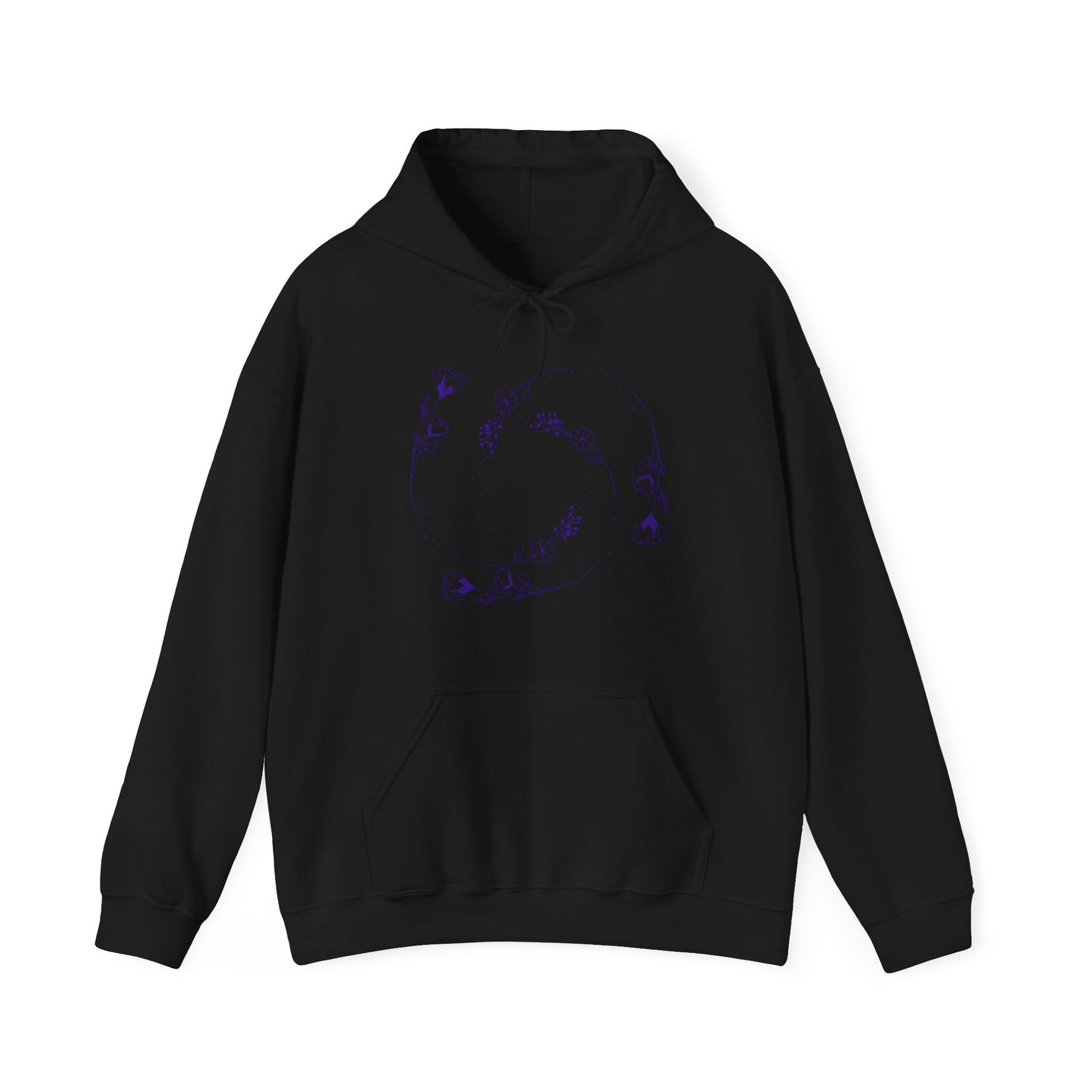 Swirling flower Unisex Heavy Blend Hooded Sweatshirt