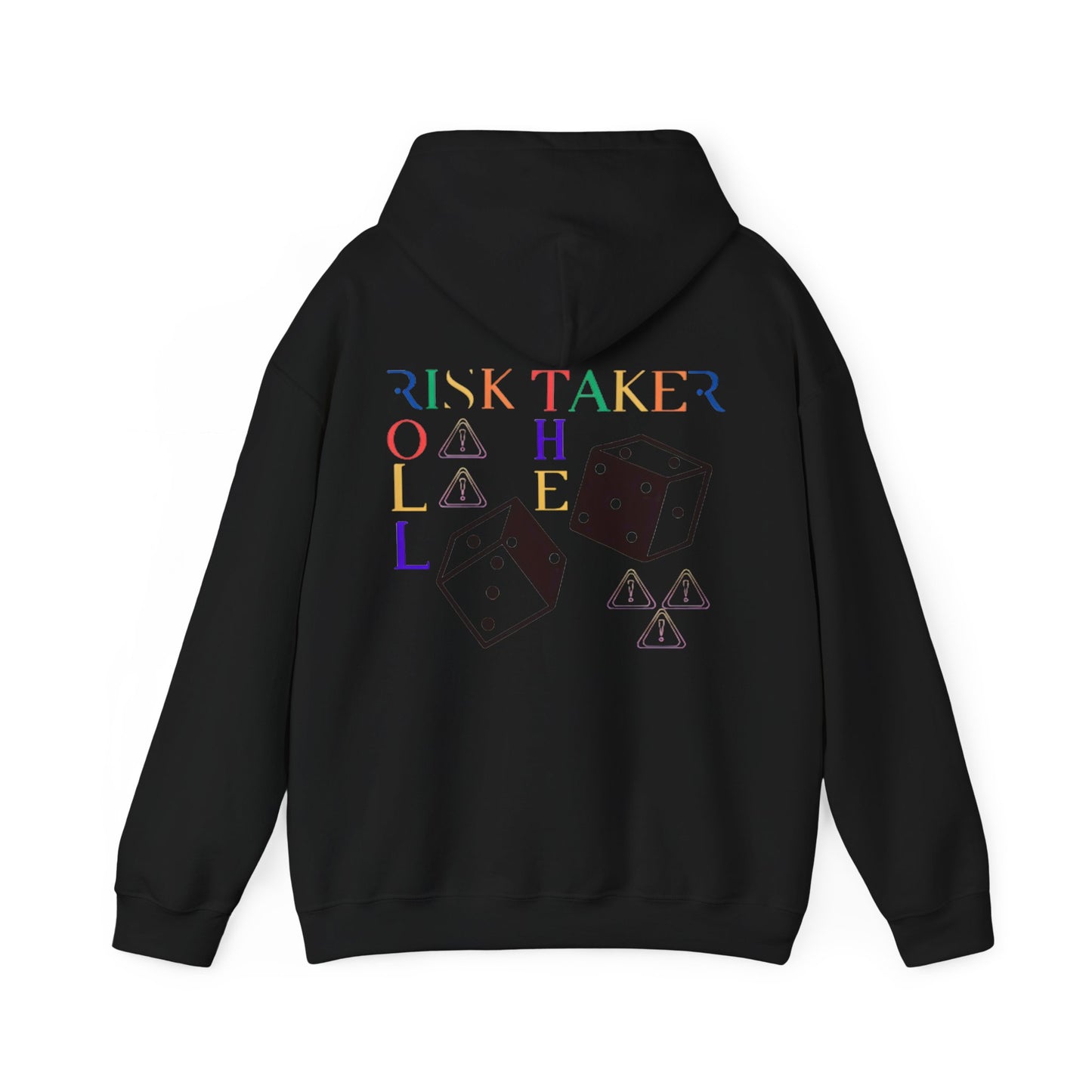 Risk Taker's Dice Graphic Unisex Heavy Blend™ Hooded Sweatshirt
