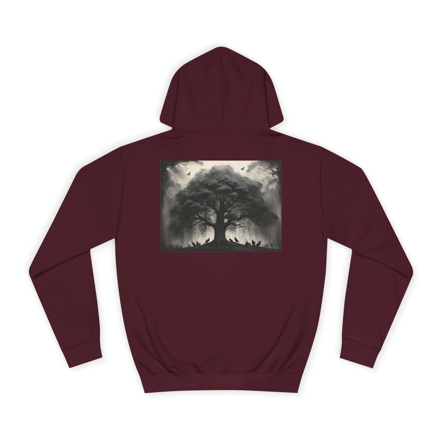 Echoes of the Abyss Graphic Unisex College Hoodie