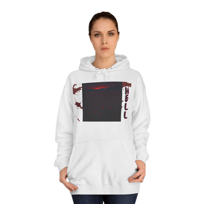 Hell or Paradise Graphic Unisex College Hoodie