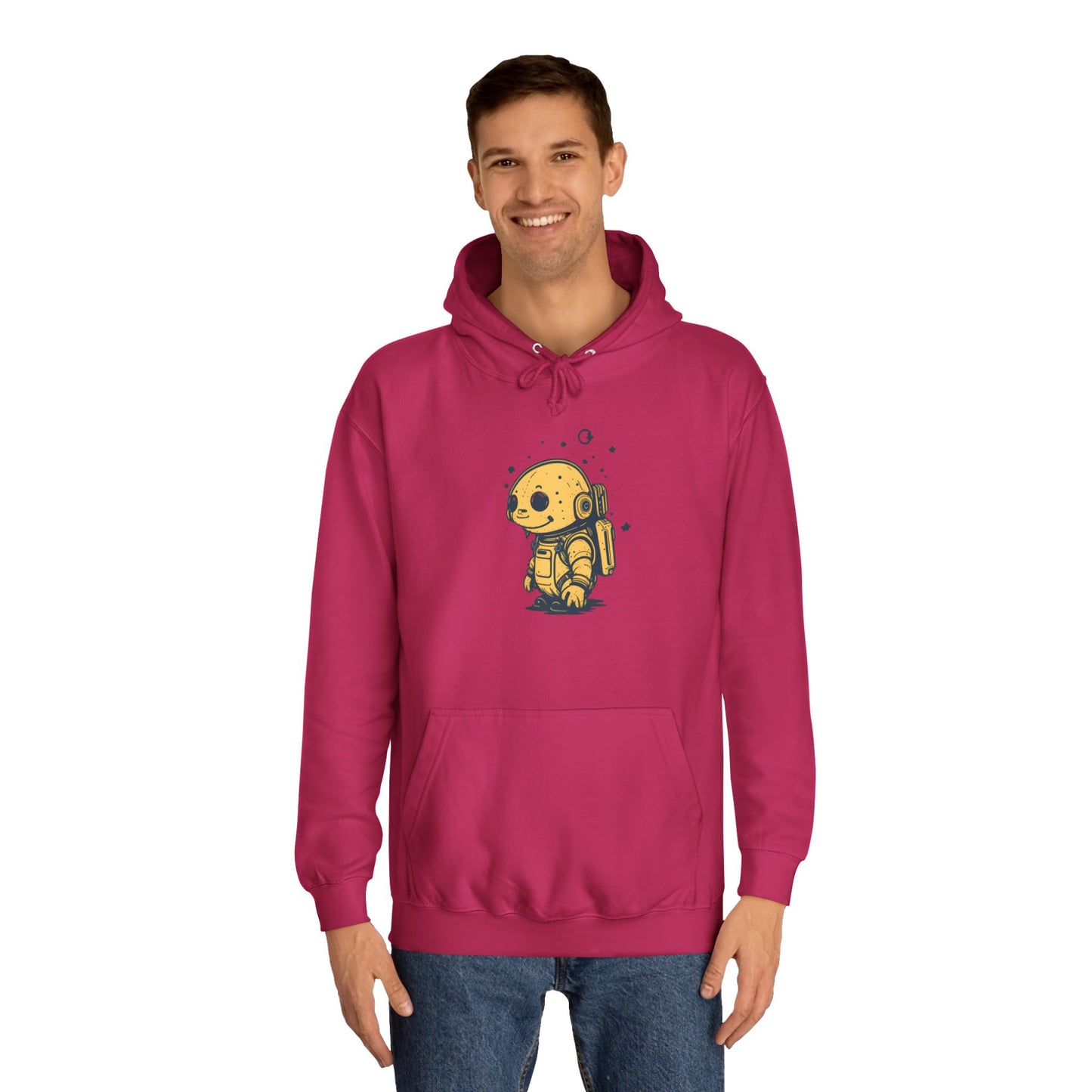 Astro-Turtle Adventure Unisex College Hoodie