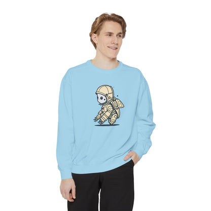 Galactic Guardian Turtle Unisex Garment-Dyed Sweatshirt