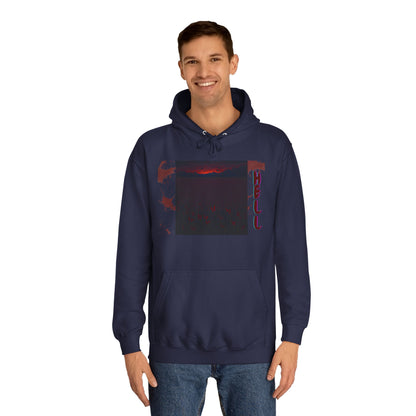 Hell or Paradise Graphic Unisex College Hoodie