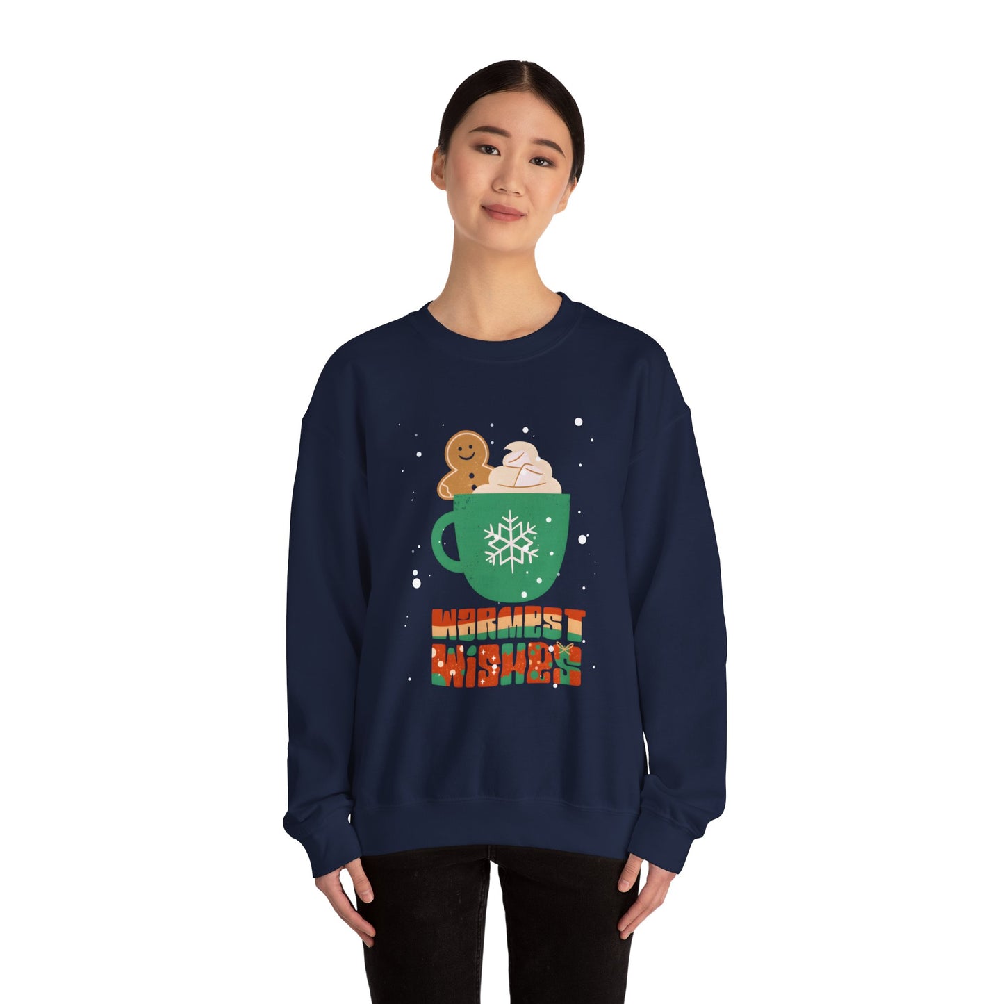 Gingerbread & Cocoa Comfort Sweatshirt Unisex Crewneck Christmas Sweatshirt