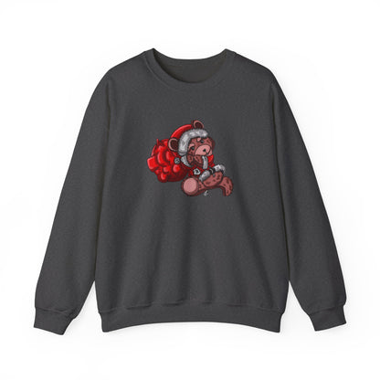 Jolly Paws Santa Bear Unisex Crewneck Christmas Sweatshirt