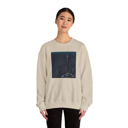 A city Unisex Heavy Blend Crewneck Sweatshirt