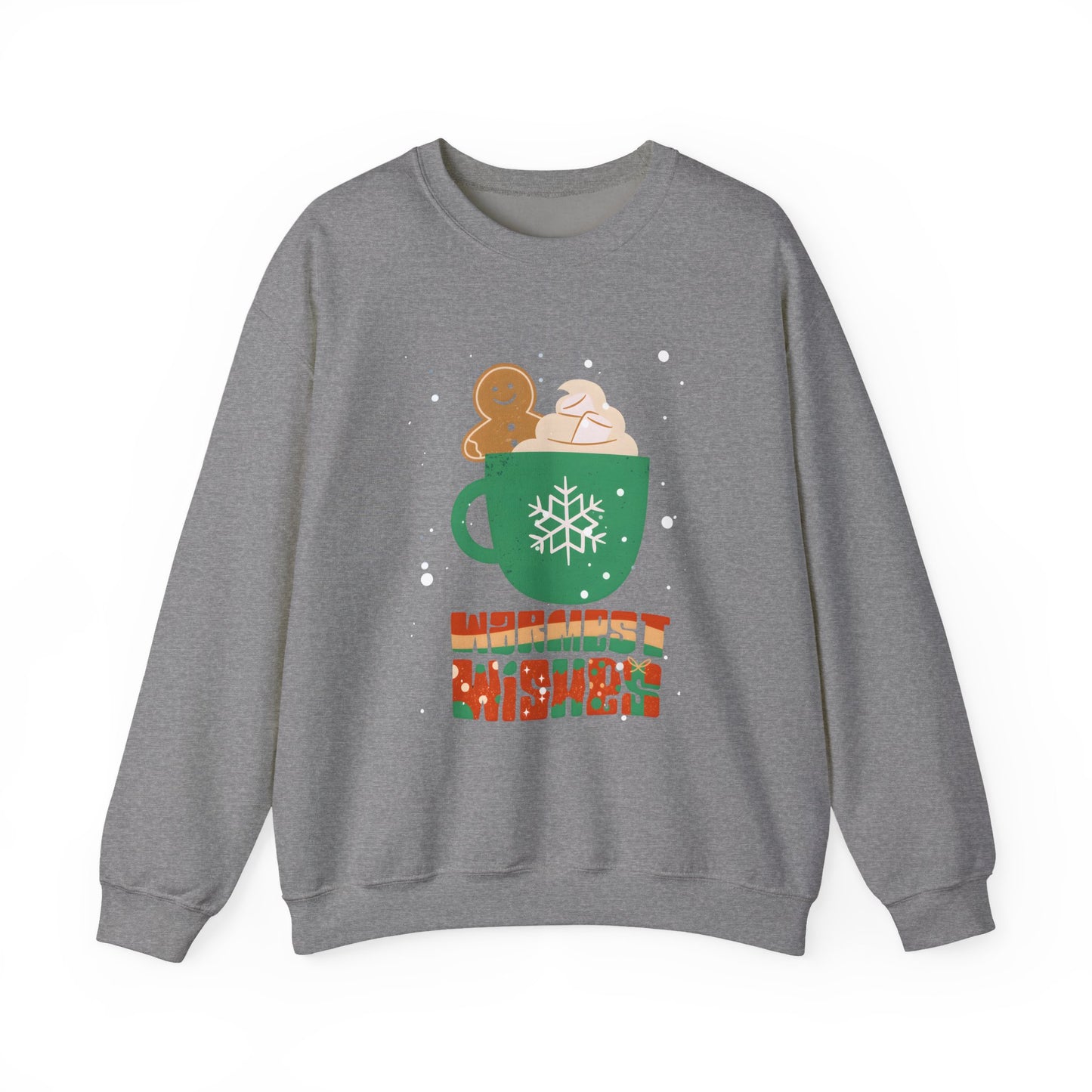 Gingerbread & Cocoa Comfort Sweatshirt Unisex Crewneck Christmas Sweatshirt