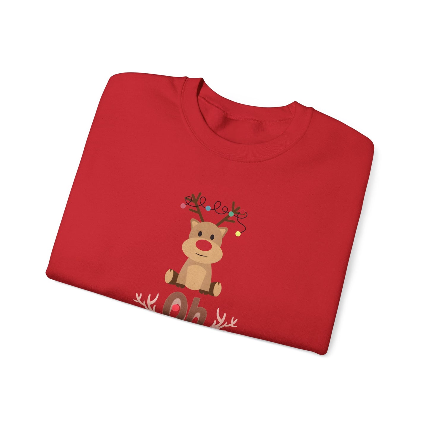 Oh Deer, Tangled Cheer Unisex Crewneck Christmas Sweatshirt