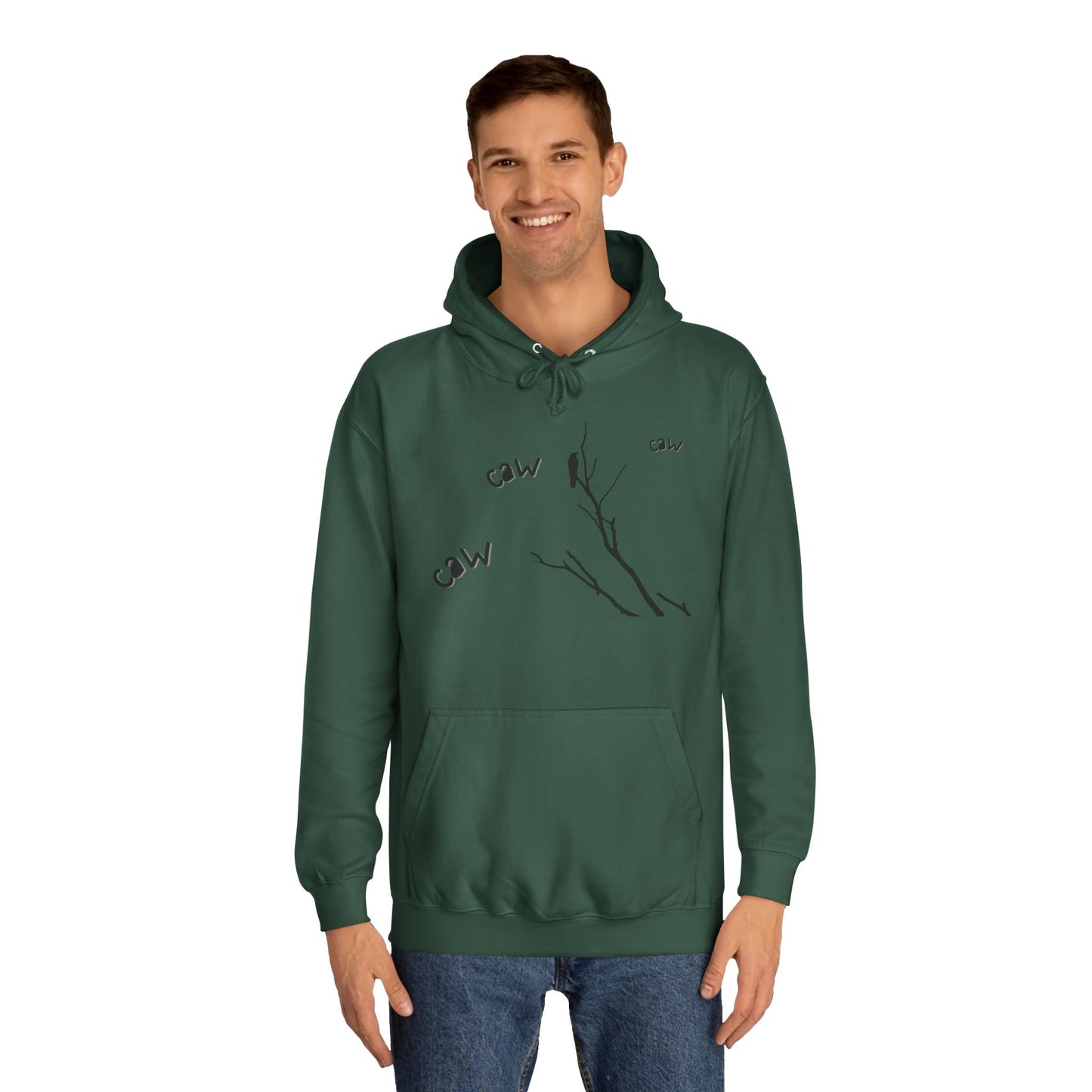 Echoes of the Abyss Graphic Unisex College Hoodie
