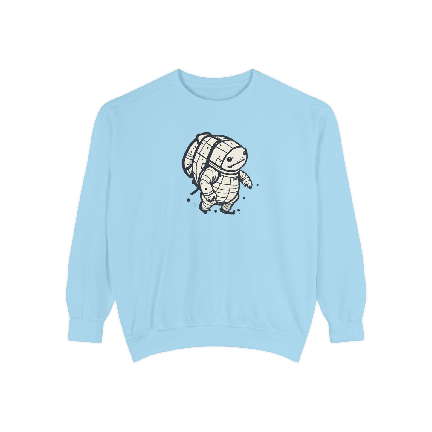 Celestial Explorer Turtle Unisex Garment-Dyed Sweatshirt