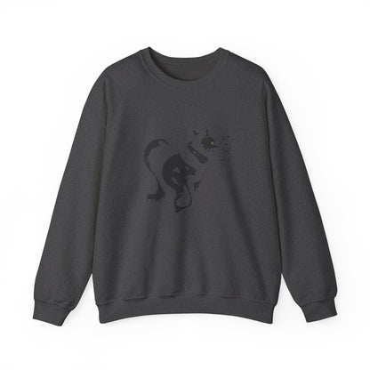 Whiskers in strokes Unisex Heavy Blend™ Crewneck Graphic Sweatshirt
