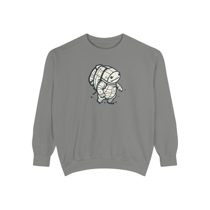 Celestial Explorer Turtle Unisex Garment-Dyed Sweatshirt