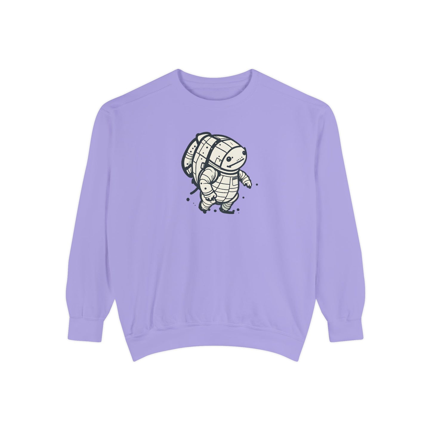 Celestial Explorer Turtle Unisex Garment-Dyed Sweatshirt