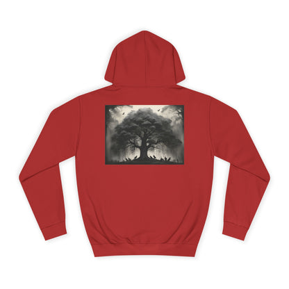 Echoes of the Abyss Graphic Unisex College Hoodie