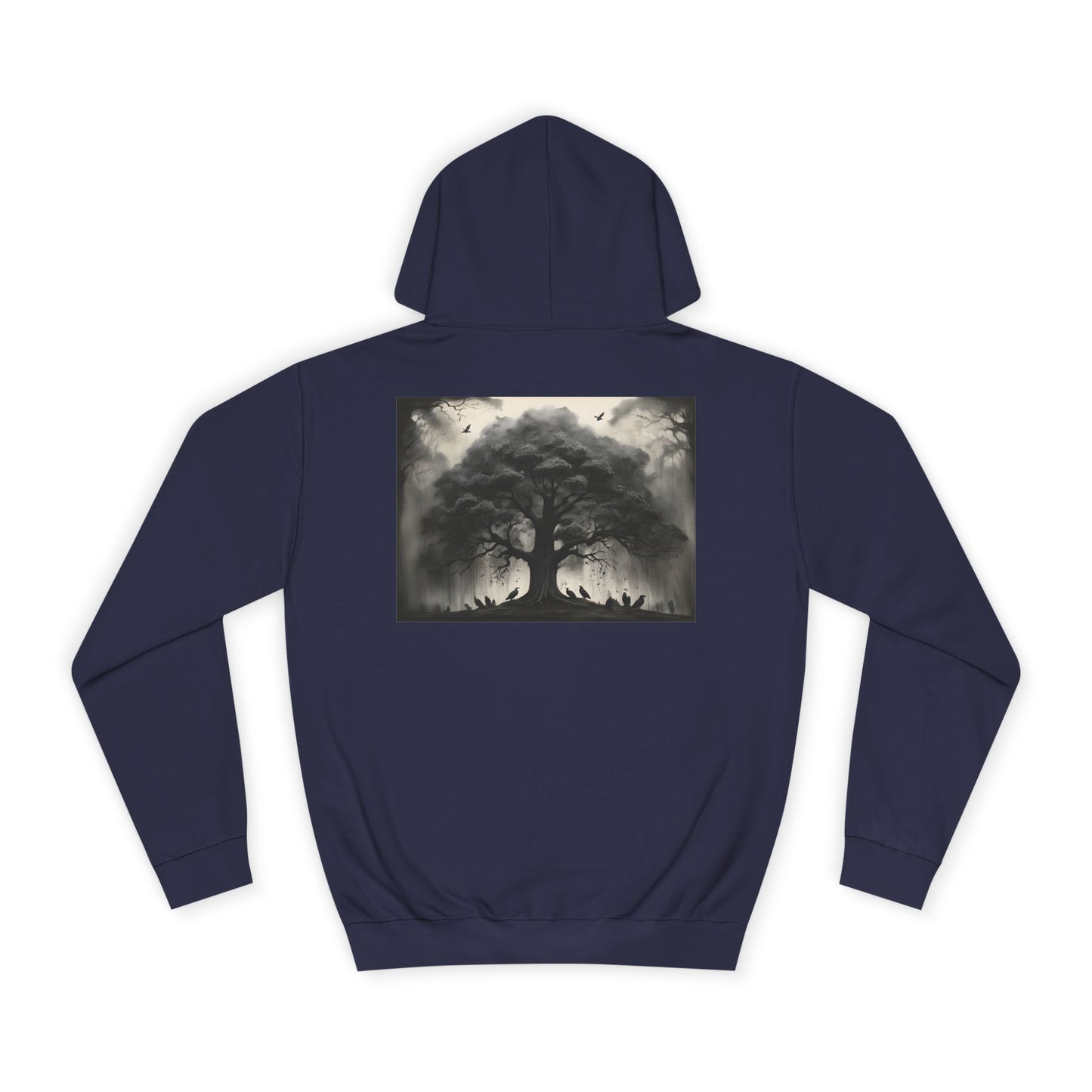 Echoes of the Abyss Graphic Unisex College Hoodie