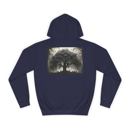 Echoes of the Abyss Graphic Unisex College Hoodie