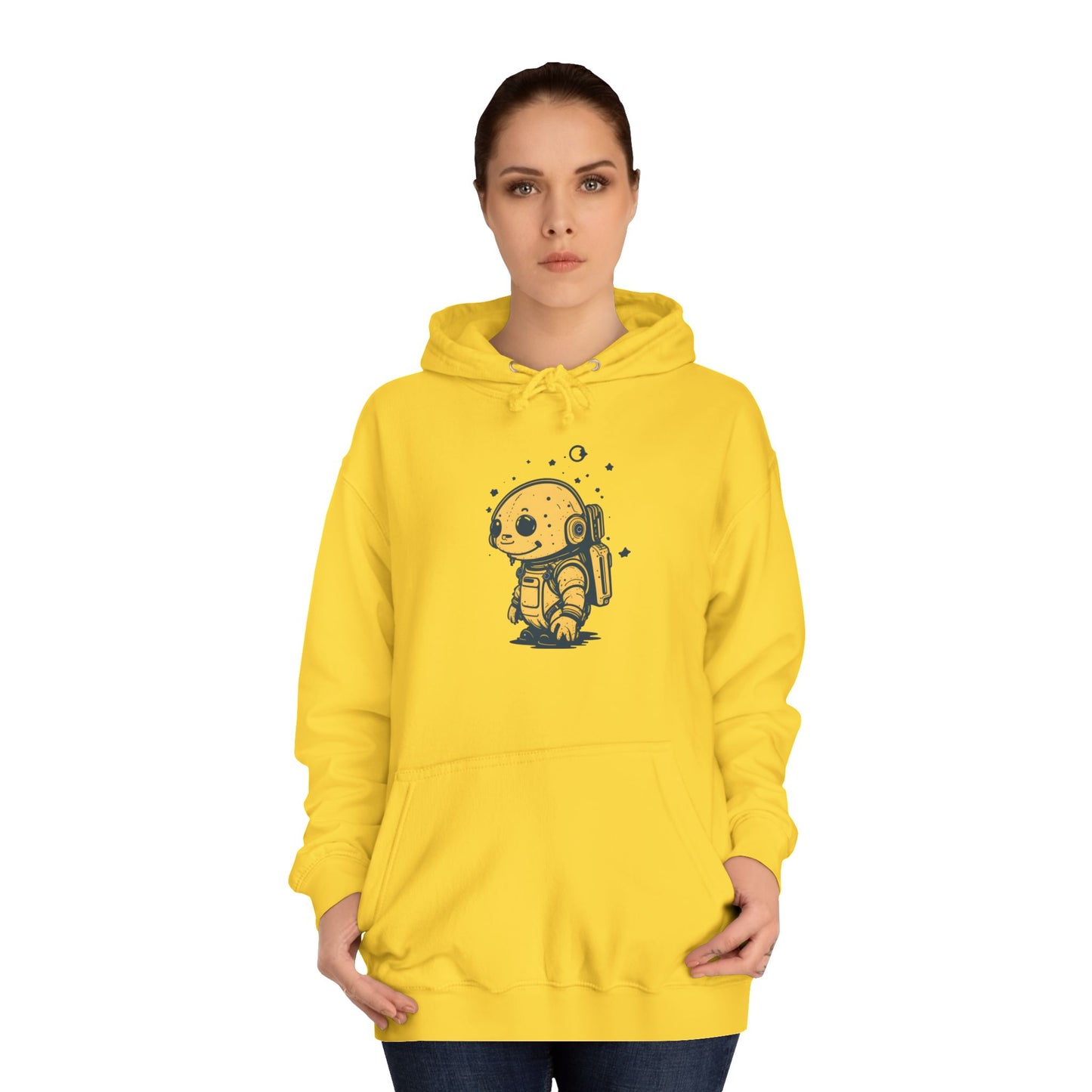 Astro-Turtle Adventure Unisex College Hoodie