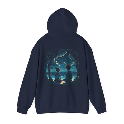 Tranquil graphic Unisex Heavy Blend Hooded Sweatshirt