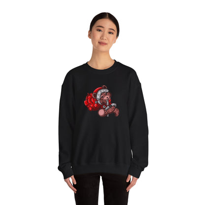 Jolly Paws Santa Bear Unisex Crewneck Christmas Sweatshirt