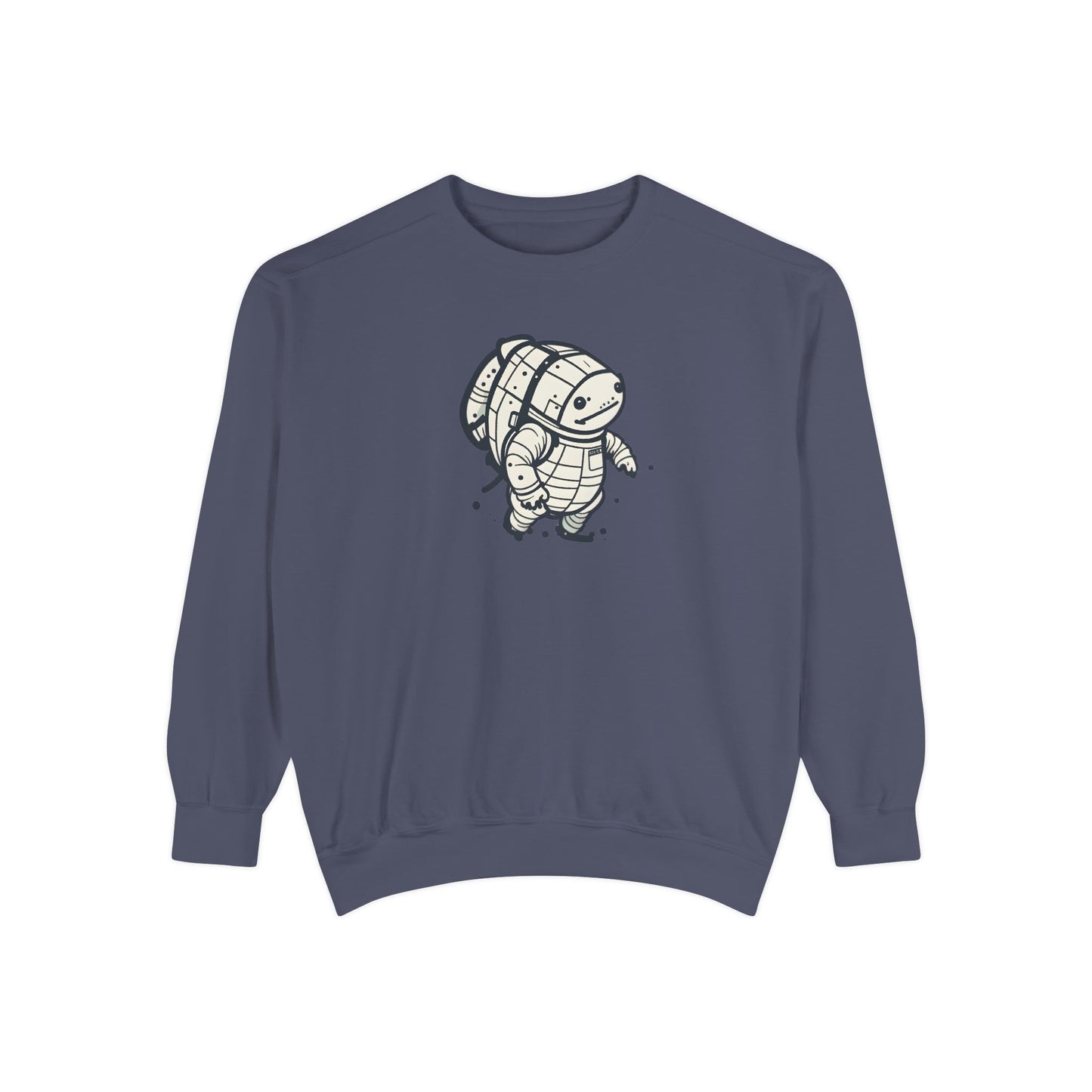 Celestial Explorer Turtle Unisex Garment-Dyed Sweatshirt