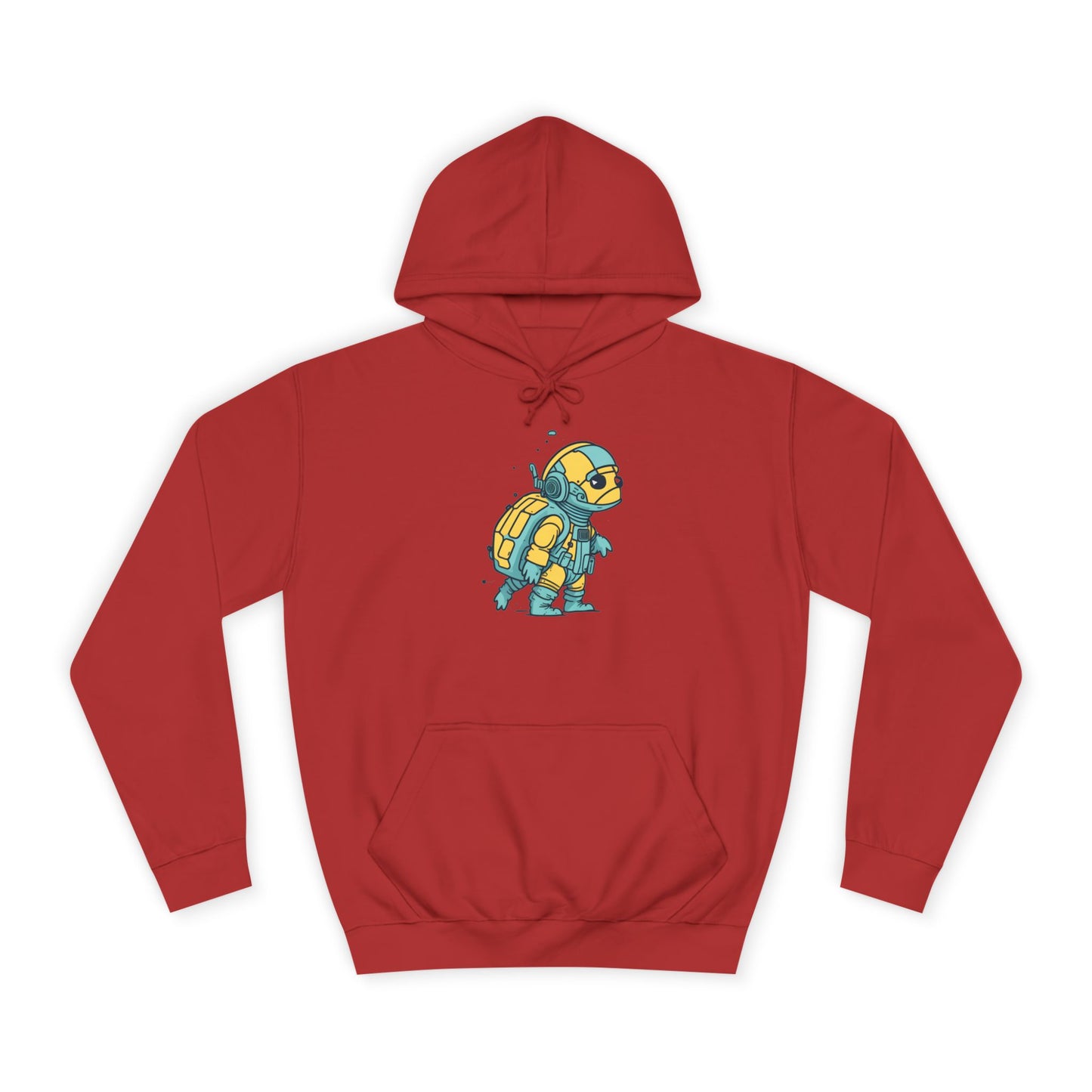 Cosmic Voyager Turtle Unisex College Hoodie