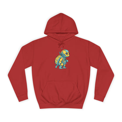 Cosmic Voyager Turtle Unisex College Hoodie