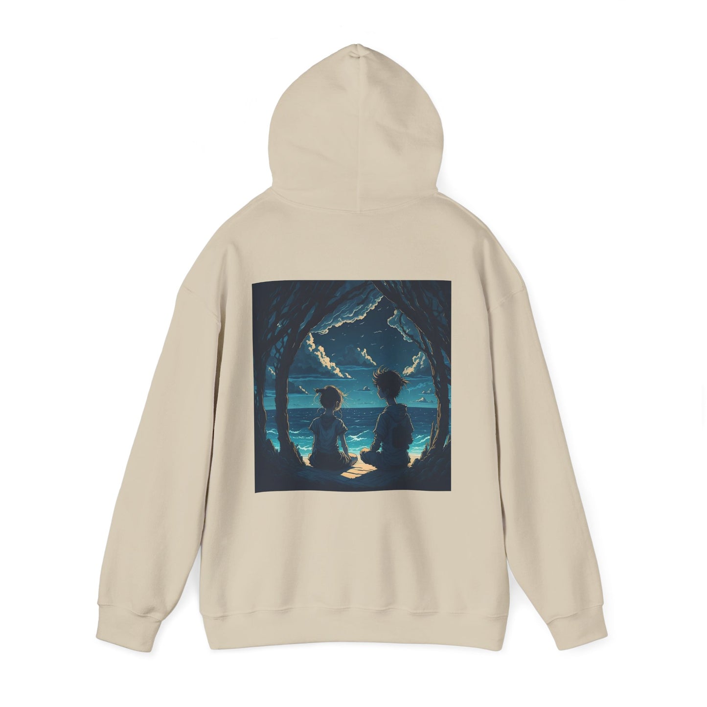 Tranquil graphic Unisex Heavy Blend Hooded Sweatshirt