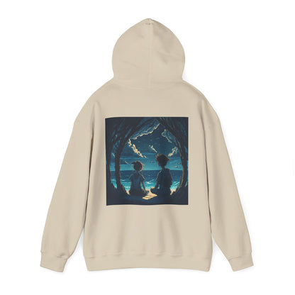 Tranquil graphic Unisex Heavy Blend Hooded Sweatshirt