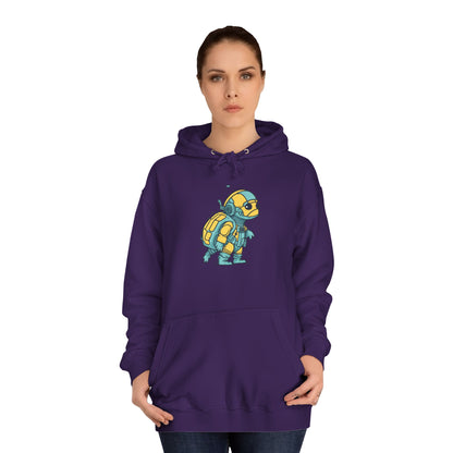 Cosmic Voyager Turtle Unisex College Hoodie