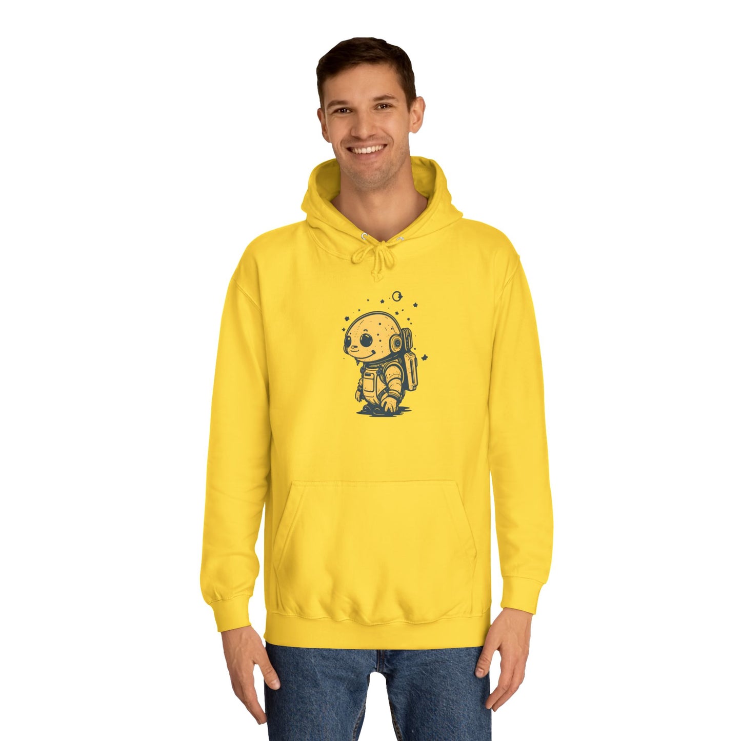 Astro-Turtle Adventure Unisex College Hoodie