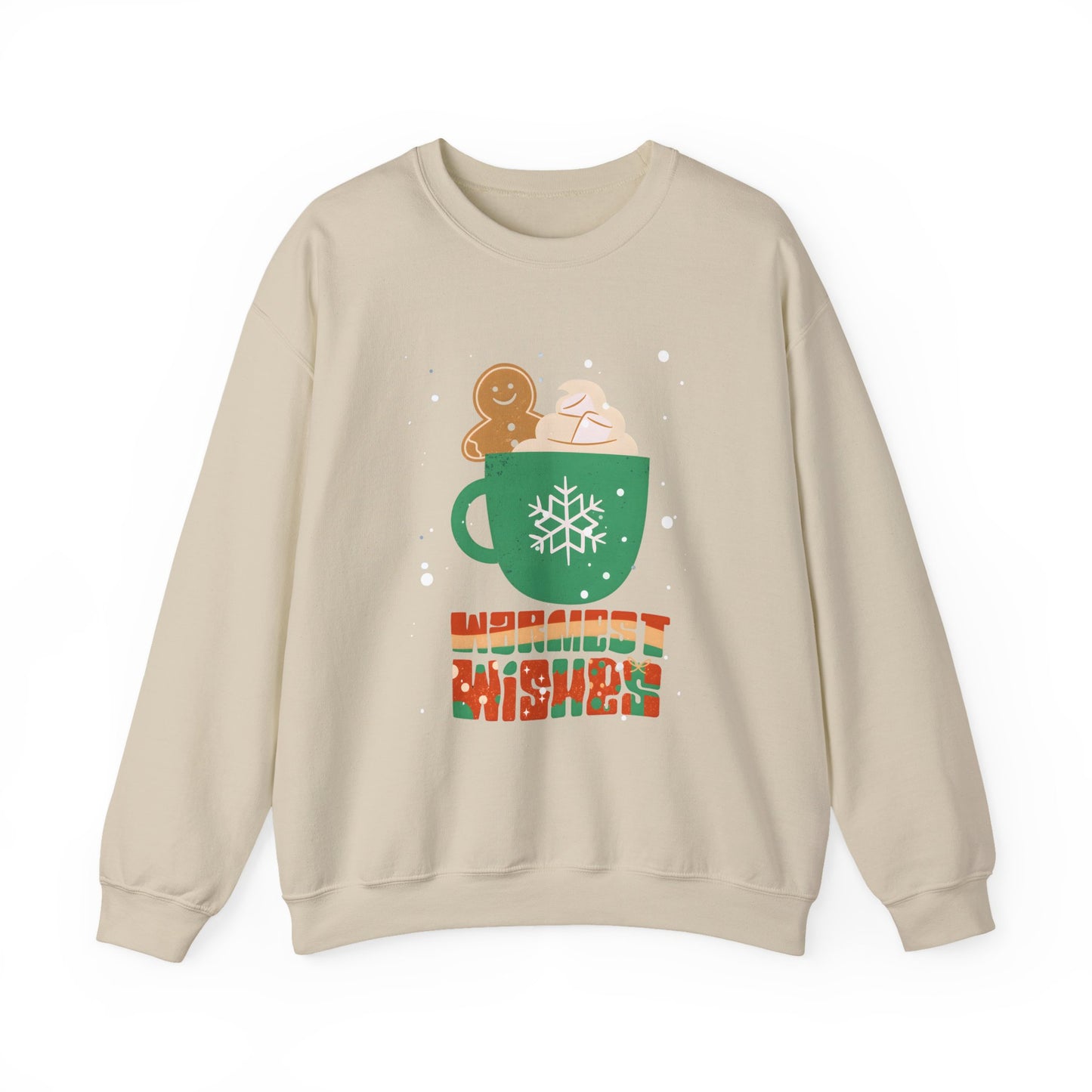 Gingerbread & Cocoa Comfort Sweatshirt Unisex Crewneck Christmas Sweatshirt