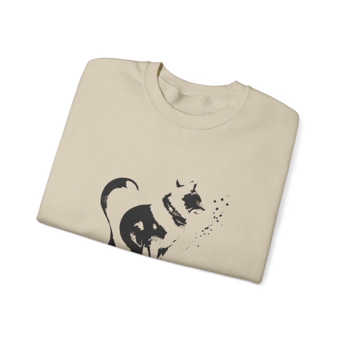 Whiskers in strokes Unisex Heavy Blend™ Crewneck Graphic Sweatshirt