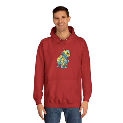 Cosmic Voyager Turtle Unisex College Hoodie