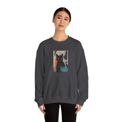 Grace in Purr Unisex Heavy Blend™ Crewneck Graphic Sweatshirt