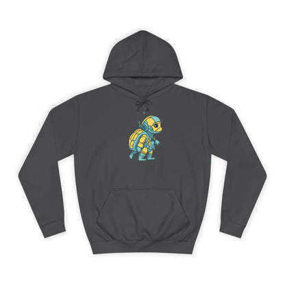 Cosmic Voyager Turtle Unisex College Hoodie