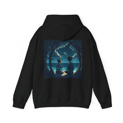 Tranquil graphic Unisex Heavy Blend Hooded Sweatshirt