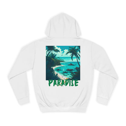 Hell or Paradise Graphic Unisex College Hoodie