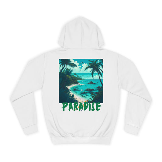 Hell or Paradise Graphic Unisex College Hoodie