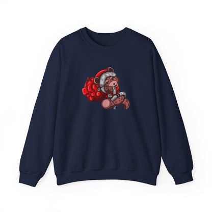 Jolly Paws Santa Bear Unisex Crewneck Christmas Sweatshirt